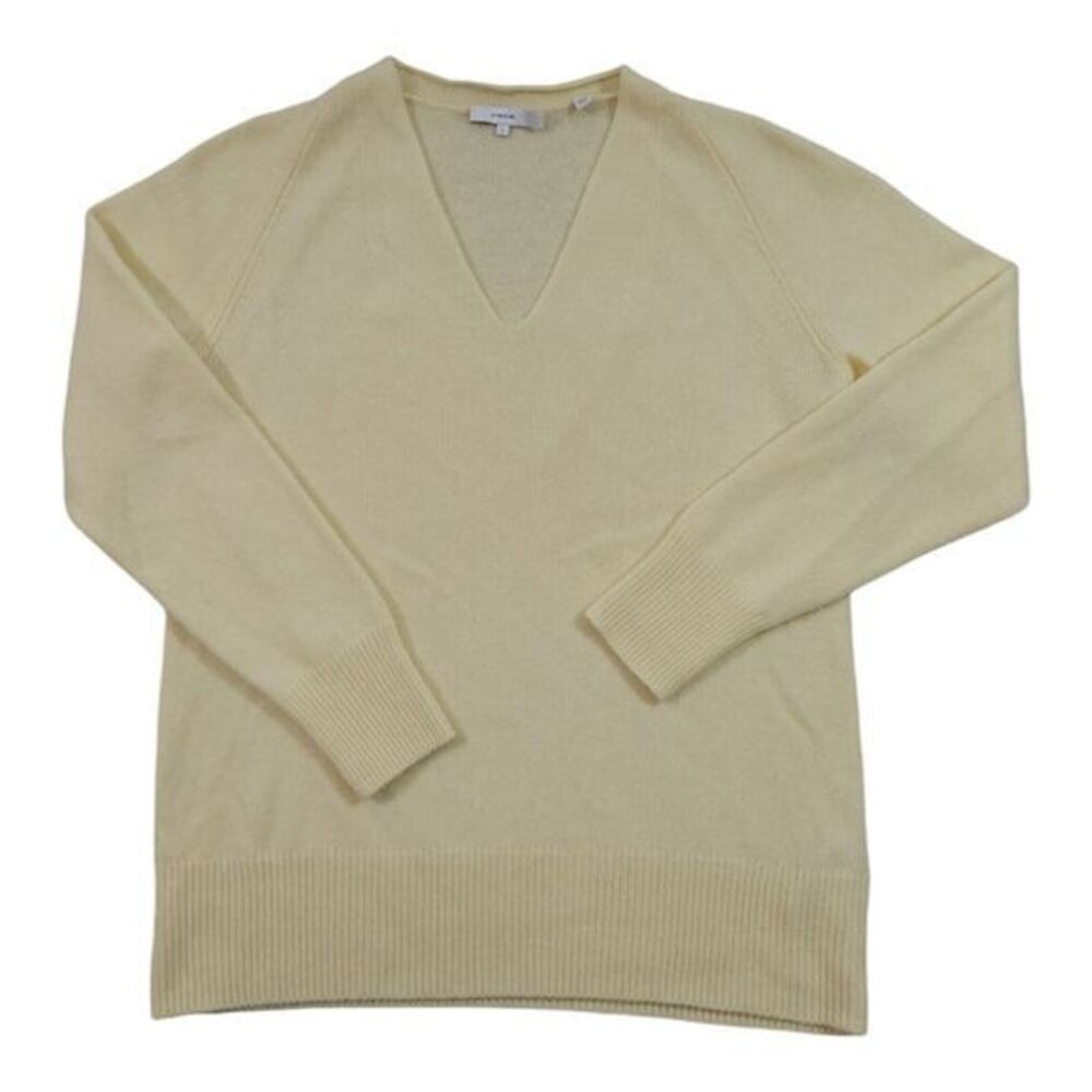Vince‎ Wool Cashmere Blend Sweater Womens Small V Neck Long Sleeve